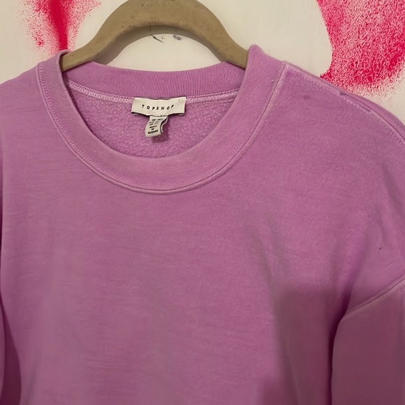 Topshop standard crew neck sweatshirt EUC - Picture 5 of 8
